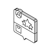 testimonial feedback isometric icon vector illustration