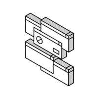 computer customization isometric icon vector illustration