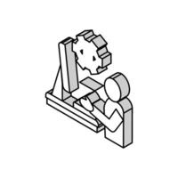 programmer coding and development isometric icon vector illustration