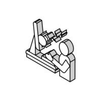 sysadmin fixing debug isometric icon vector illustration