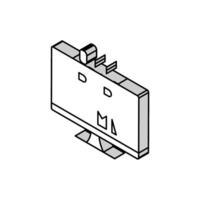 coding on different program languages isometric icon vector illustration