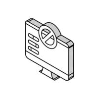 fixing computer errors isometric icon vector illustration