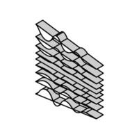 noise waves isometric icon vector illustration