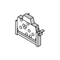 wheel lottery isometric icon vector illustration