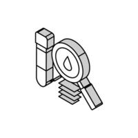 analysis for fertilization isometric icon vector illustration