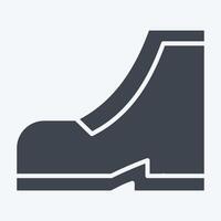 Icon Shoes. related to Fashion symbol. glyph style. simple design editable. simple illustration vector