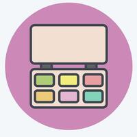 Icon Make Up Kit. related to Fashion symbol. color mate style. simple design editable. simple illustration vector