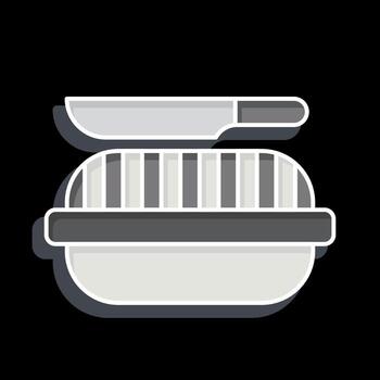 Icon Pie. related to Picnic symbol. glossy style. simple design editable. simple illustration vector