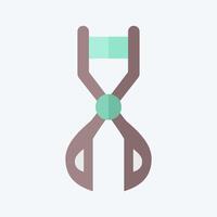 Icon Eyelash Curter. related to Fashion symbol. flat style. simple design editable. simple illustration vector
