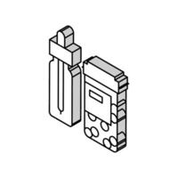 vitamin homeopathy package with pipette isometric icon vector illustration