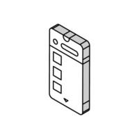 commerce application isometric icon vector illustration