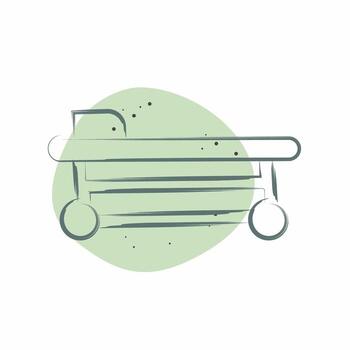Icon Operating Room. related to Medical symbol. Color Spot Style. simple design editable. simple illustration vector