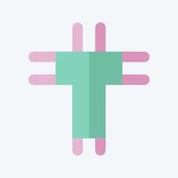 Icon Logo Design. related to Creative Concept symbol. flat style. simple design editable. simple illustration vector