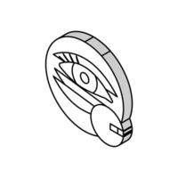 ojo cirugía isométrica icono vector ilustración