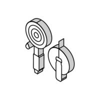 shower head repair isometric icon vector illustration