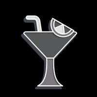 Icon Cosmopolitan. related to Cocktails,Drink symbol. glossy style. simple design editable. simple illustration vector