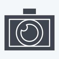 Icon Photo Editor. related to Creative Concept symbol. glyph style. simple design editable. simple illustration vector