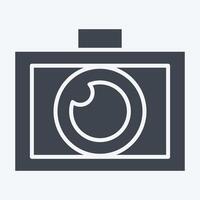 Icon Photo Editor. related to Creative Concept symbol. glyph style. simple design editable. simple illustration vector