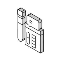 ph soil testing isometric icon vector illustration