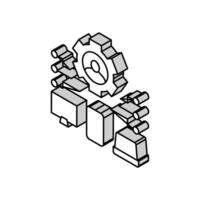 devices connection of user ugc isometric icon vector illustration