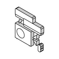 split system isometric icon vector illustration