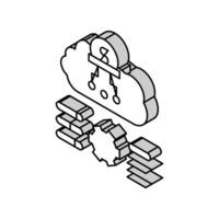 cost researching company and processing isometric icon vector illustration