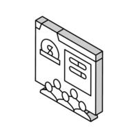 crowdfunding business isometric icon vector illustration