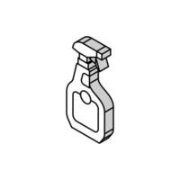 spray for cleaning window isometric icon vector illustration