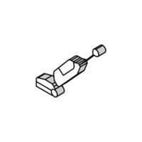 vacuum electronic equipment for cleaning isometric icon vector illustration