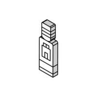 water cooler equipment isometric icon vector illustration