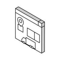 shipment trends report isometric icon vector illustration