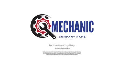 mechanical amd automotive logo design for logo designer or web developer vector