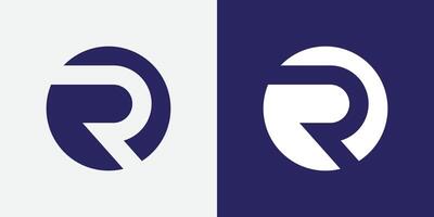 creativo y moderno minimalista r letra logo diseño modelo para utilizar ninguna tipo de negocio vector