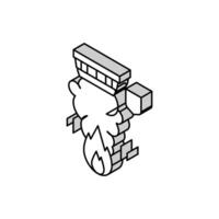 motion sensor isometric icon vector illustration