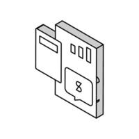 calculator counting investment report isometric icon vector illustration