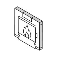 crematorium equipment isometric icon vector illustration