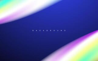 Colorful abstract blue shiny blur background design vector