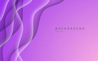 Purple wave abstract background design vector