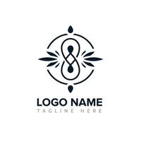 abstract luxury business logo vector