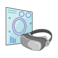 illustration of virtual reality vector