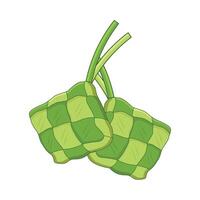 ilustración de ketupat vector