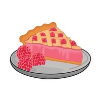 illustration of pie vector