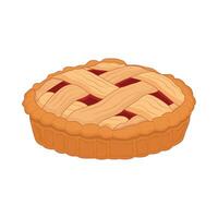 illustration of pie vector