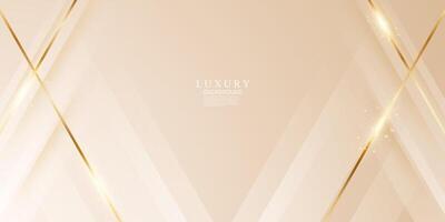 golden abstract background with luxury golden lines vector illustration