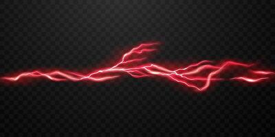 lightning light effect background realistic flash with lightning electric explosion vector illustration