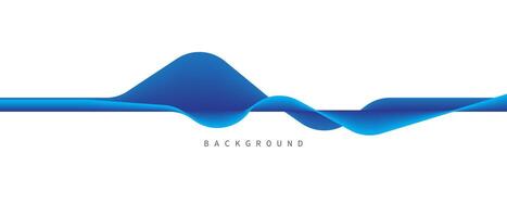 Modern Blue Abstract Background Vector Illustration