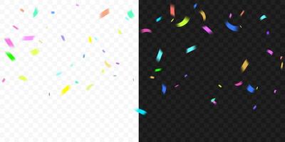 colorful confetti background for festival decoration vector illustration