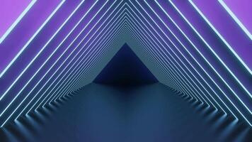 3d abstract neon lights background theme looping, amazing for display and promotion product video