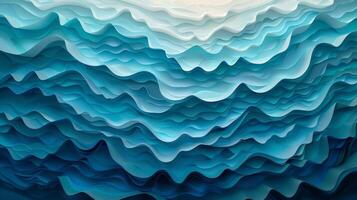 AI generated Picture an abstract background that captures the essence of flowing waves photo