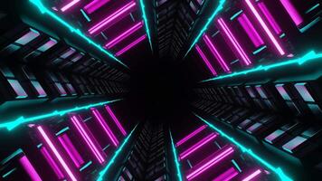 Creative Trended Colored Abstract Neon Background VJ Loop Animation video